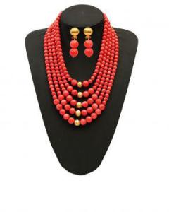 CORAL RED BEAD